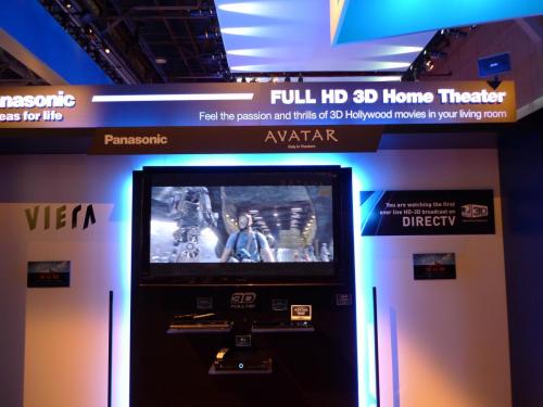 Of course, every booth tried to show off their gear with Avatar