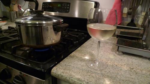 Time for me to have a nice glass of Sauv Blanc (and wash all the dirty pots/pans/plates!)